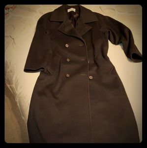 Womans long wool coat